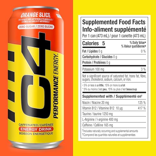 C4 - Performance Energy Orange Slice (12 x 473ml 12)