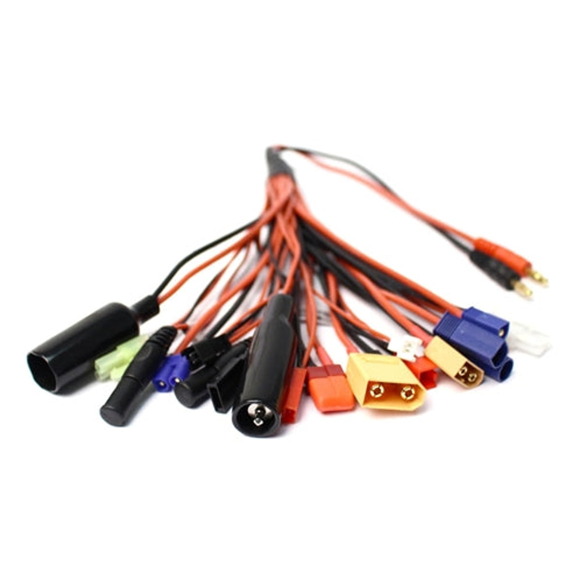 Racers Edge 20 Function Charge Adapter to Male 4mm Bullets 300mm Wire