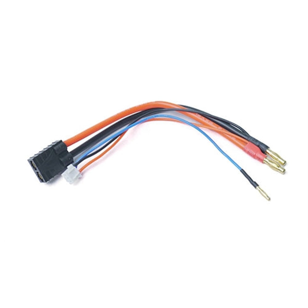 Racers Edge Battery Adapter: Female TRX to 4mm Bullets w/ 2S XH Balance Plug (150mm wire)