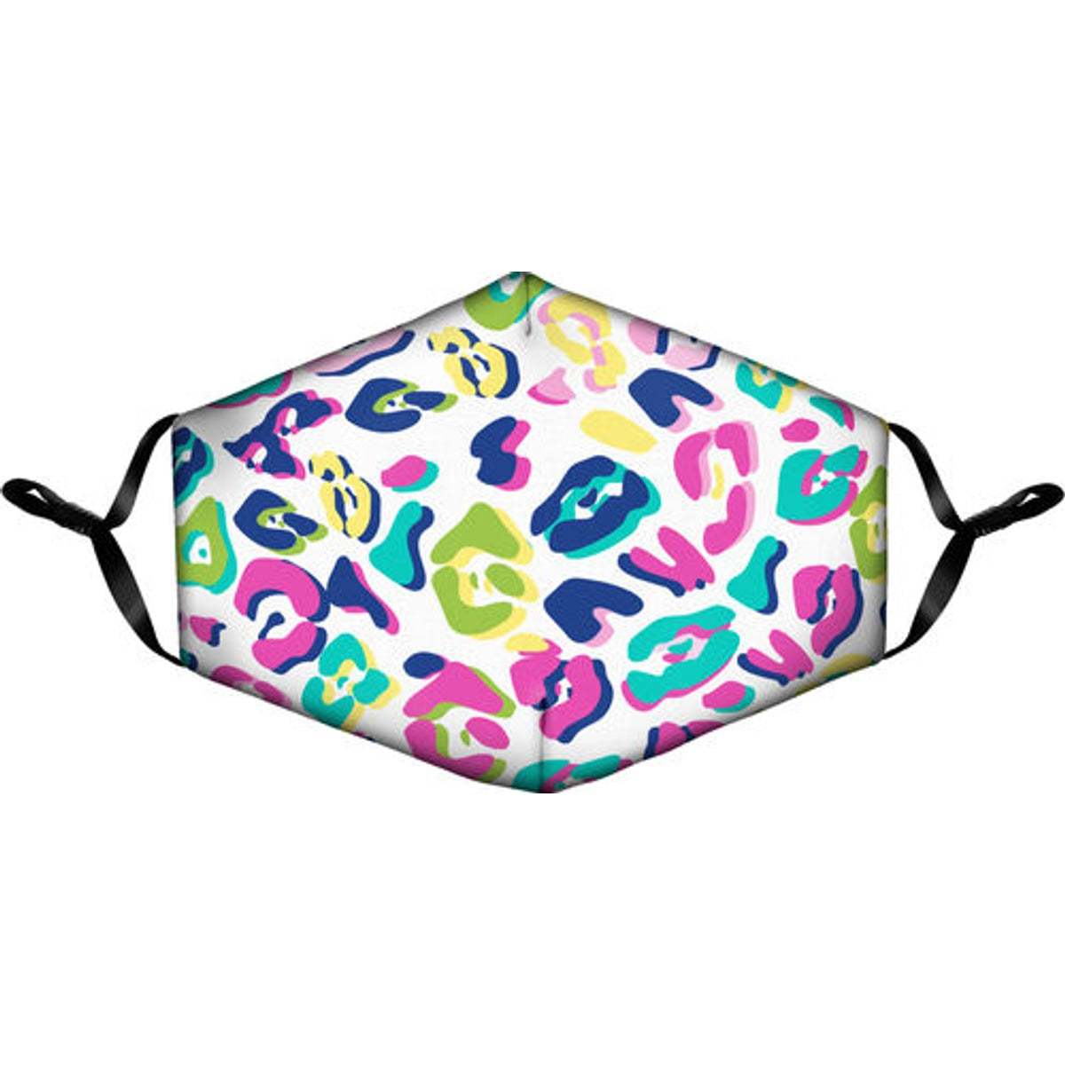 Rainbow Leopard Print Face Mask