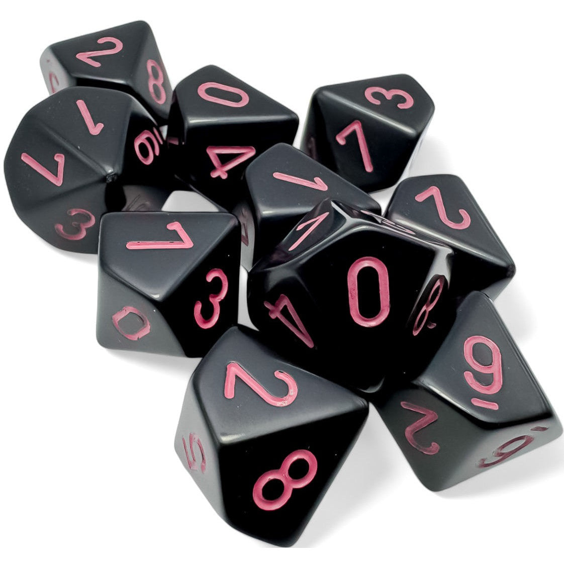 Chessex Opaque 10D10 Set (Various Colours)