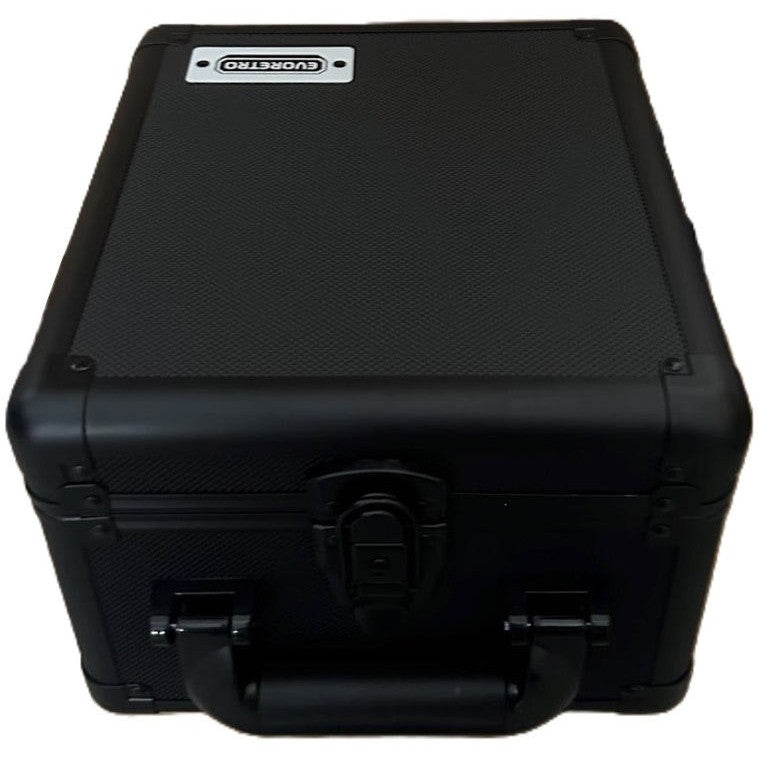 Evoretro - Black Aluminum Heavy Duty Graded Card Lockable Storage Box 2 Rows