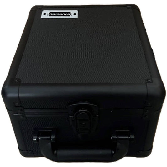 Evoretro - Black Aluminum Heavy Duty Graded Card Lockable Storage Box 2 Rows
