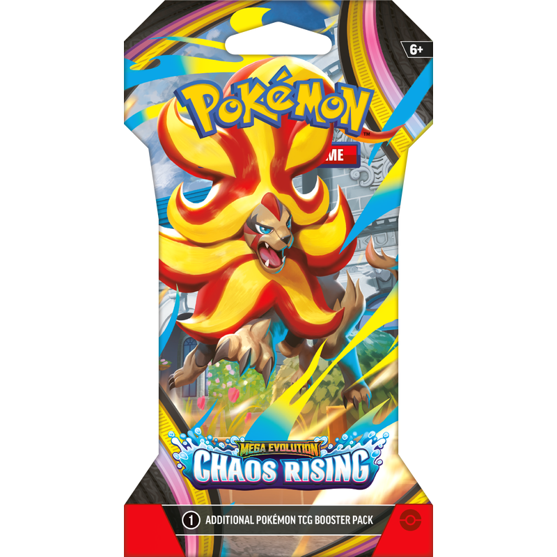 Pokemon TCG: Mega Evolution Chaos Rising Sleeved Booster