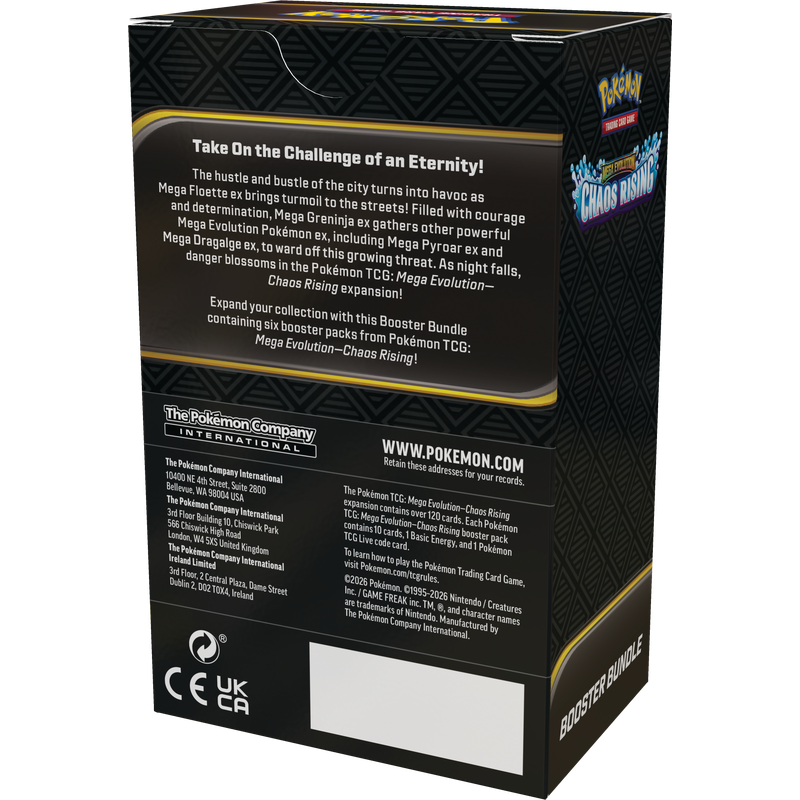 Pokemon TCG: Mega Evolution Chaos Rising Booster Bundle