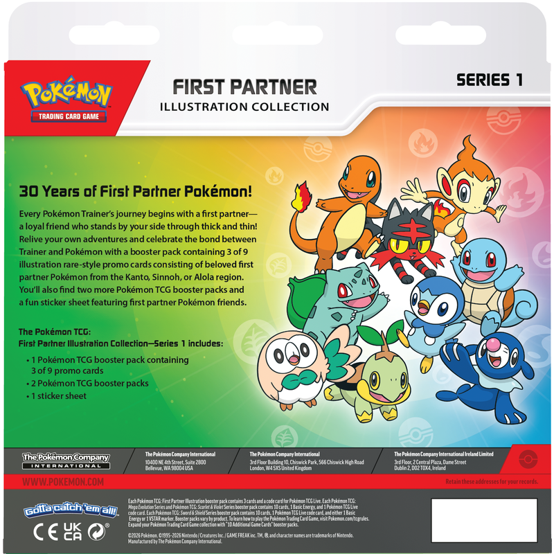 Pokemon TCG: First Partner Illustration Collection Series 1
