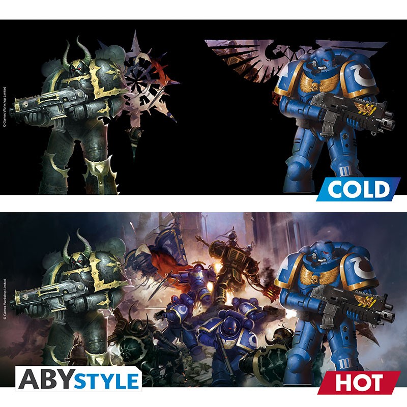 Warhammer 40K Mug Heat Change Ultramarine/Legion