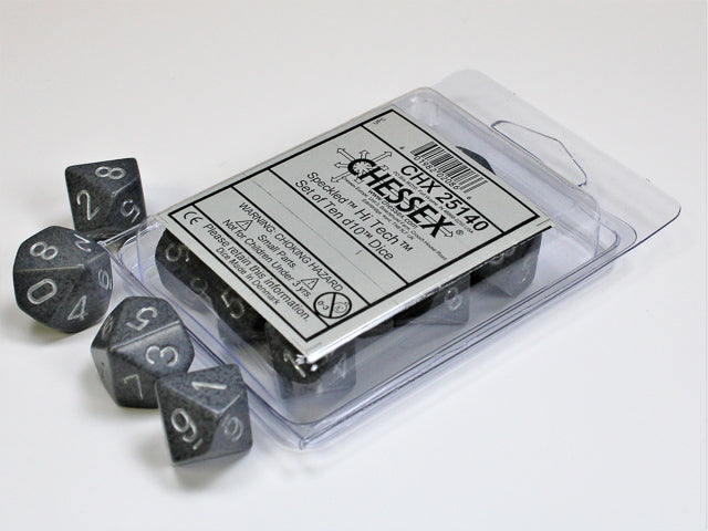 Chessex Speckled 10D10 (Various Colours)