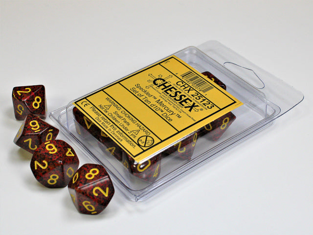 Chessex Speckled 10D10 (Various Colours)