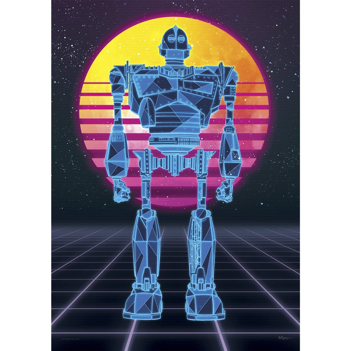 Ready Player One 80s Iron Giant Mighty Print
