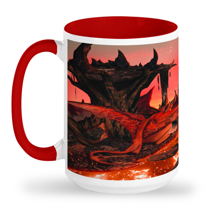 Red Demon / Devil - 15 oz Ceramic Mug