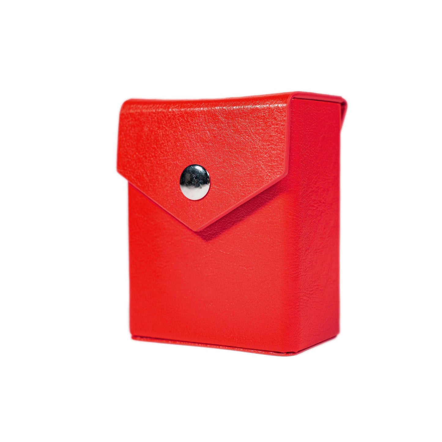 Red Deck Box + Belt Loop - Hard Shell - Faux Leather