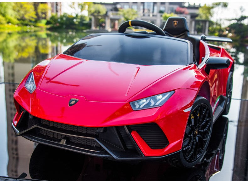 2026 12V Lamborghini Huracan DELUXE Kids Electric Ride On Car with Remote Control