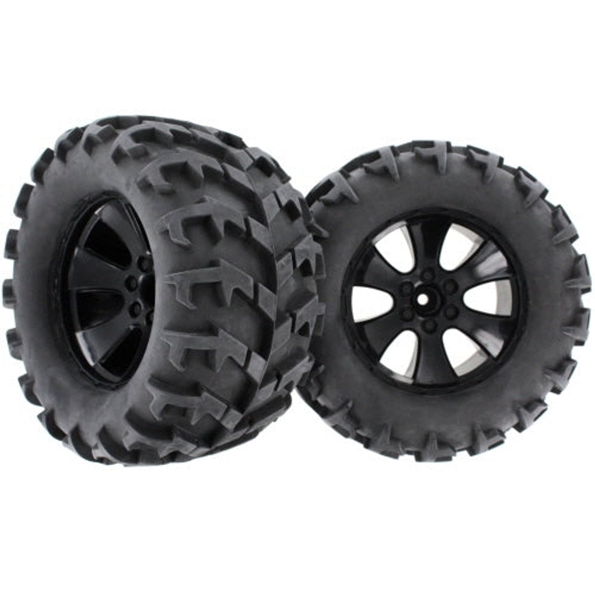 Redcat Racing 904-014 Tire Unit V-pattern Black 2 Pcs NIB