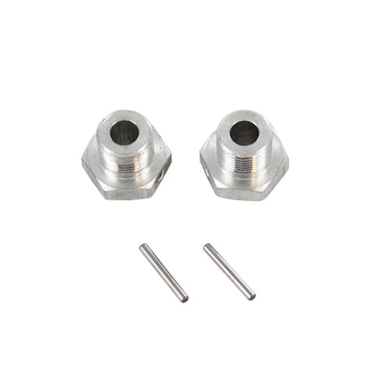 Redcat Racing BS809-007 Aluminum Wheel Hex w/ Pin (2pcs ea) (Silver)
