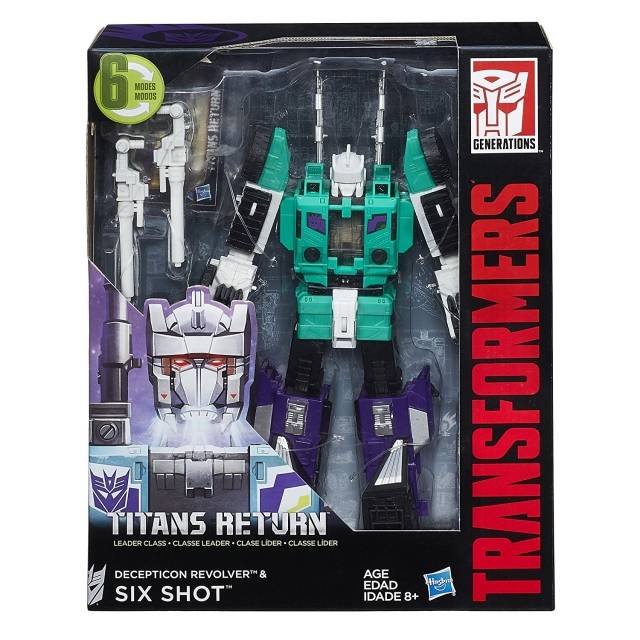 Transformers Titans Return Leader Six Shot (subpar box )