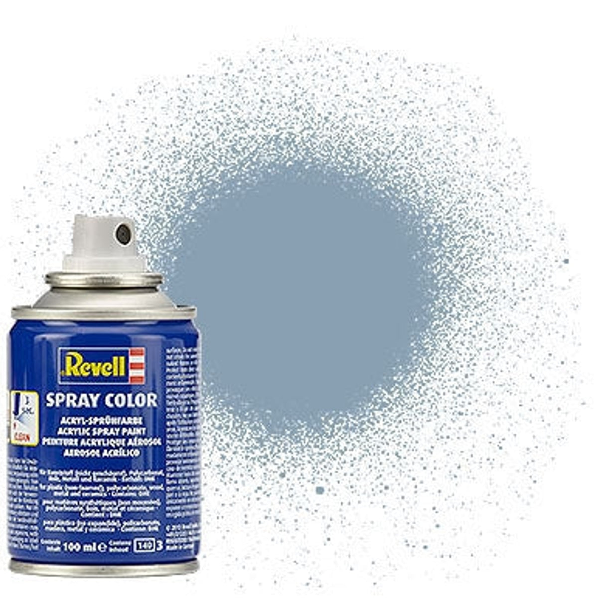 Revell 34374 Grey Silk Acrylic Spray 100ml NIB