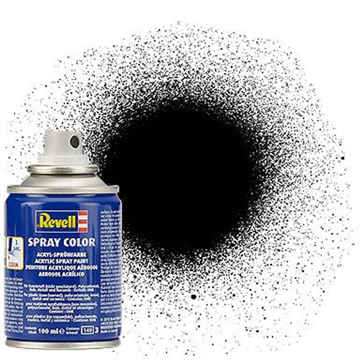 Revell Black Silk Acrylic Spray 100mL