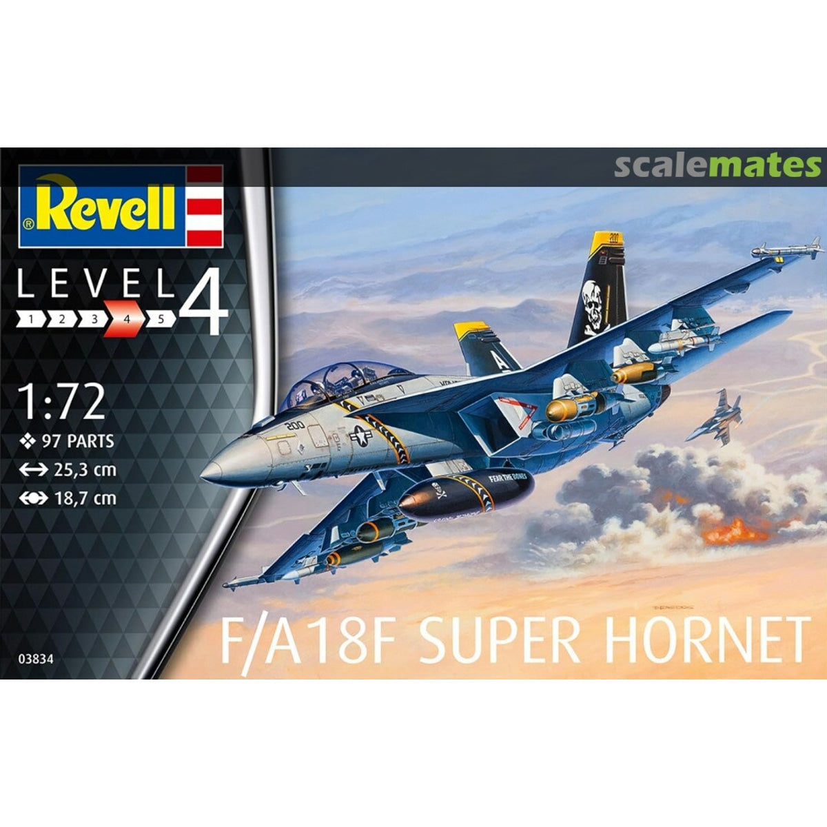 Revell F/A-18F Super Hornet 1:72 Plastic Model Kit