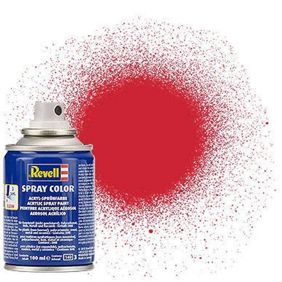 Revell Fiery Red Silk Acrylic Spray 100ml