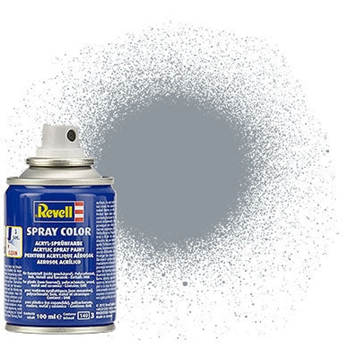 Revell Steel Metallic Acrylic Spray 100ml
