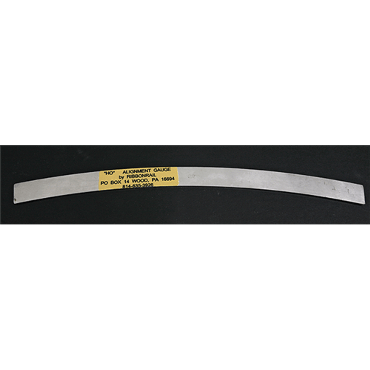 Ribbonrail 1020 HO Curved Track Alignment Gauge 20" Radius 10" Length NIB