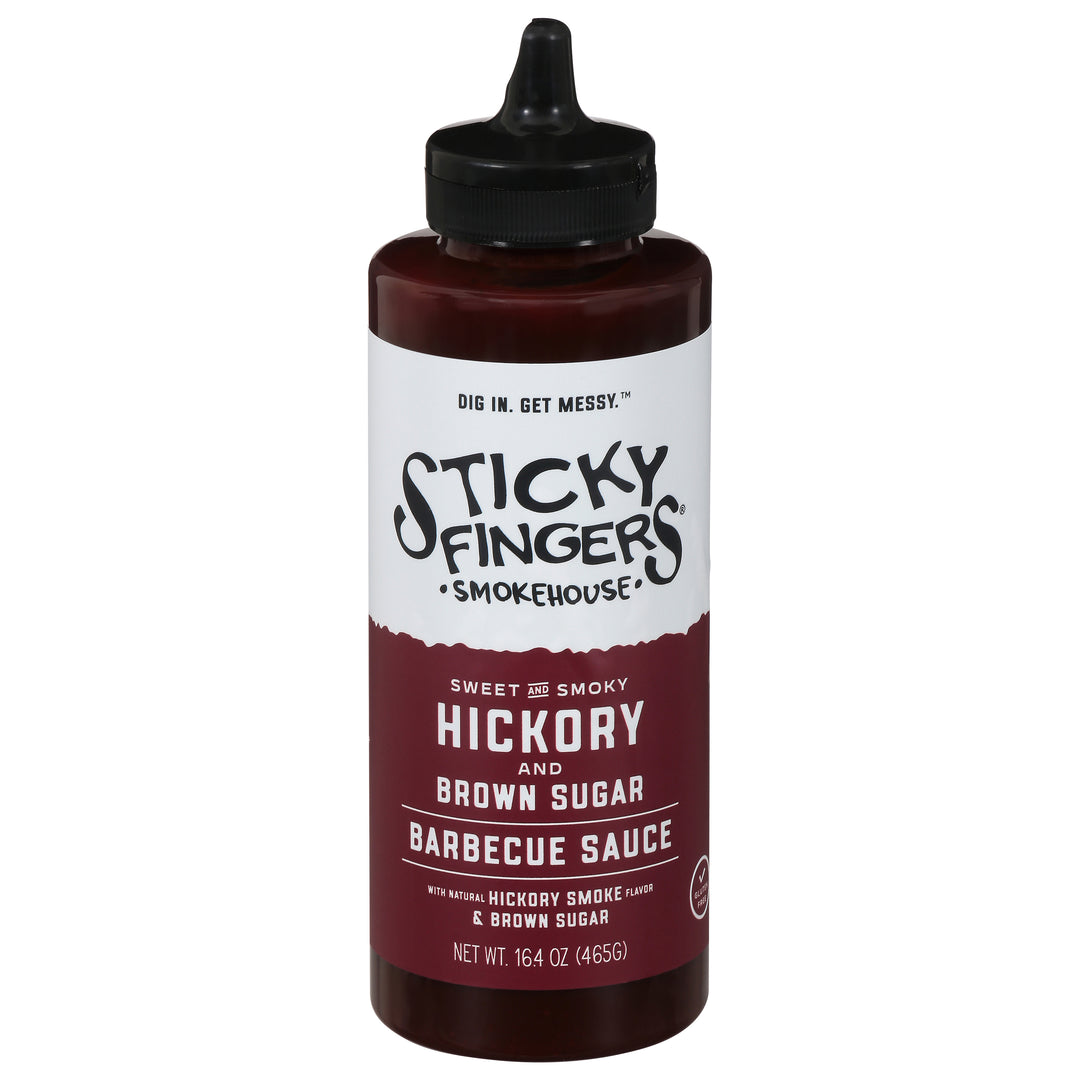 Sticky Fingers Smokehouse Hickory and Brown Sugar Barbecue Sauce 16.4 oz