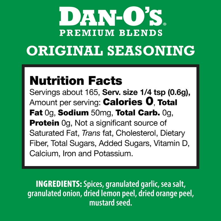 Dan-O's Original Seasoning, 2.6oz