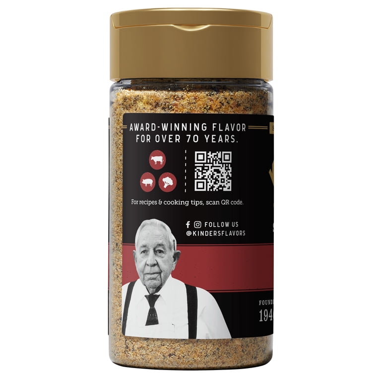 Kinder's Red Wine Butter Seasoning Blend with Real Red Wine and Herbs, 6.3 oz