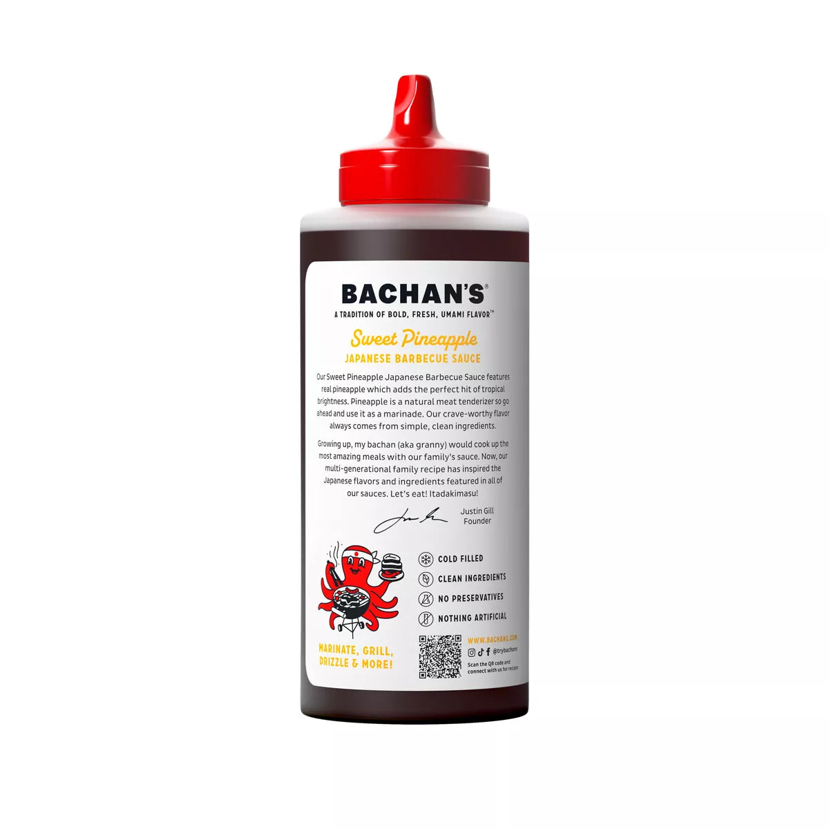 Bachan's Sweet Pineapple Japanese Barbecue Sauce, 16oz