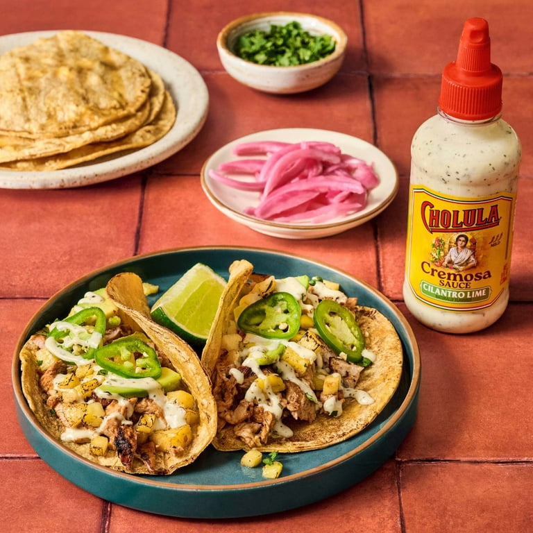Cholula Cilantro Lime Cremosa Sauce, 8oz