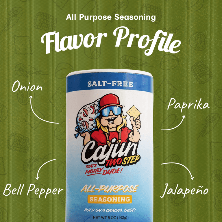 Cajun Two Step No Salt, 5oz