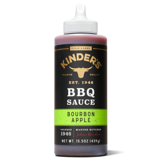 Kinder's Bourbon Apple Gold Label BBQ Sauce, 15.5oz