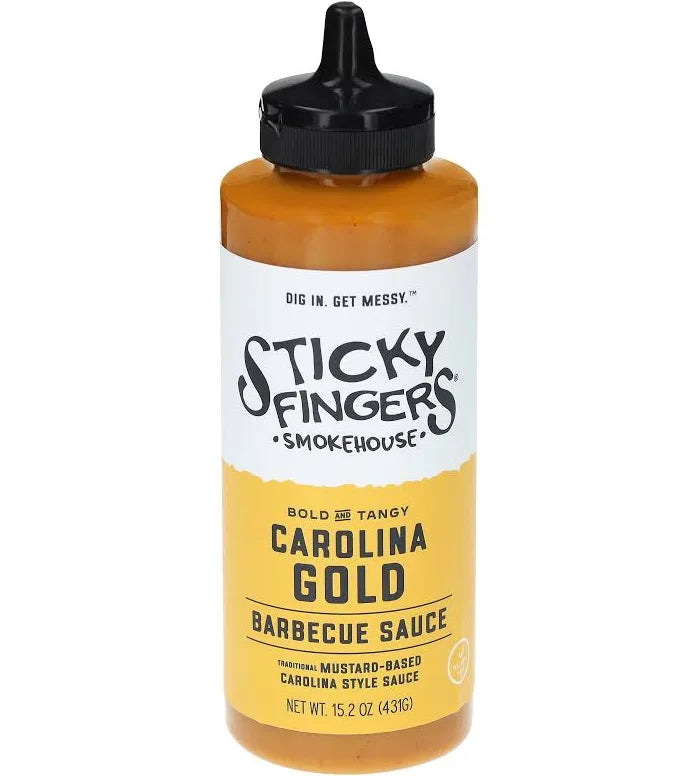 Sticky Fingers Smokehouse Carolina Gold Barbecue Sauce 15.2 oz