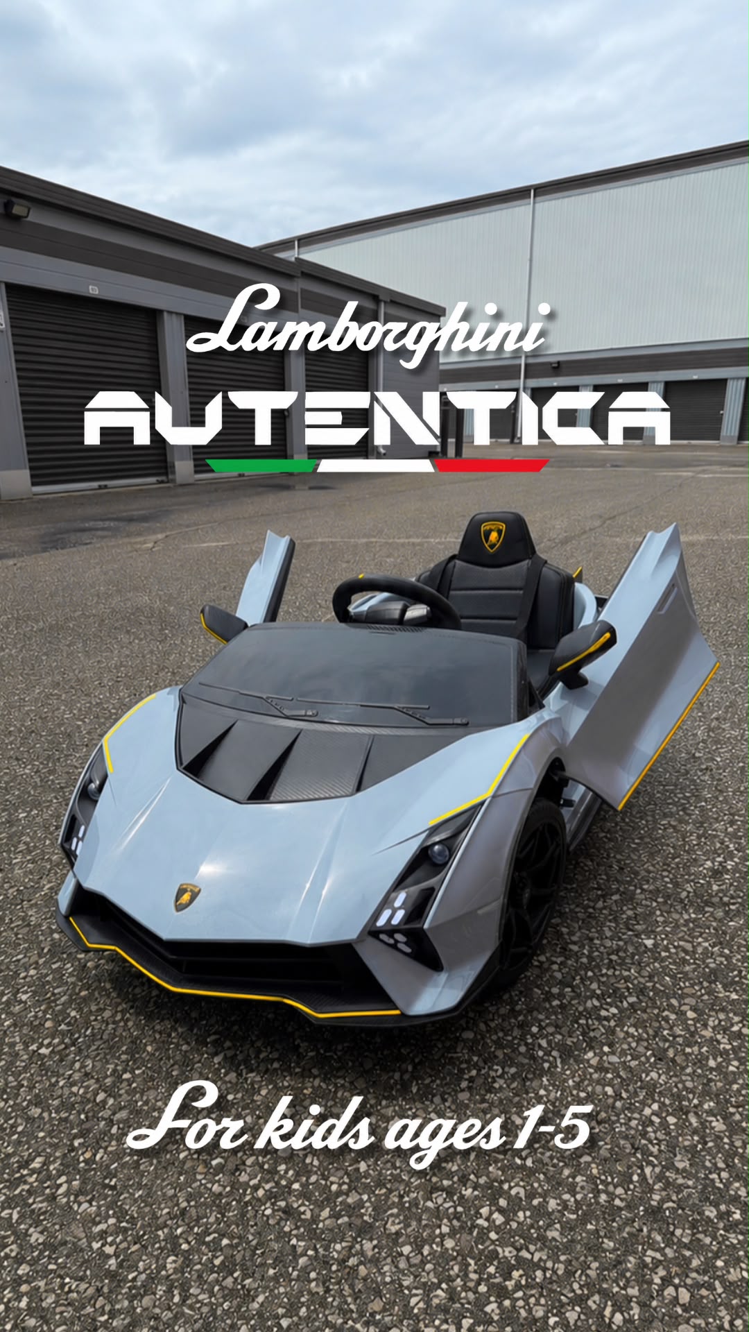 2026 Lamborghini Auténtica Kids Ride On Car with Remote Control