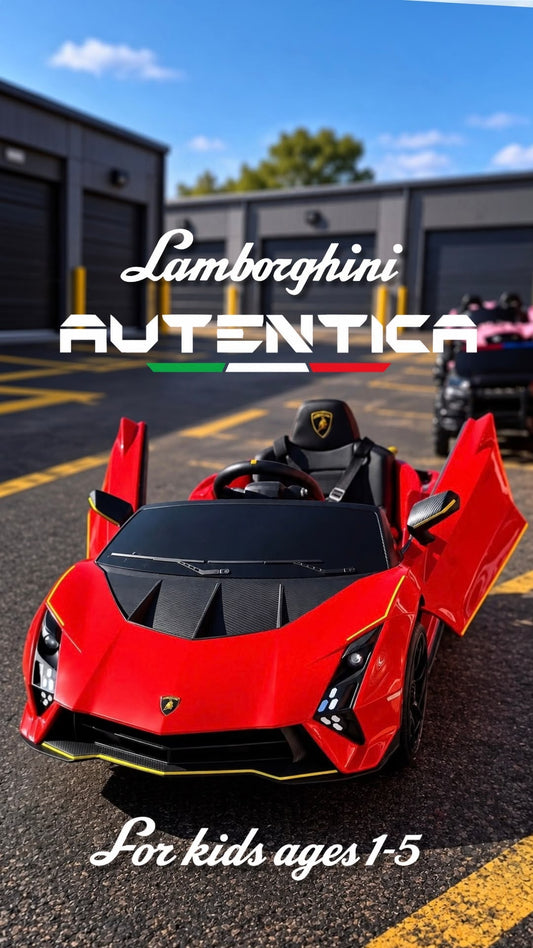 2026 Lamborghini Auténtica Kids Ride On Car with Remote Control