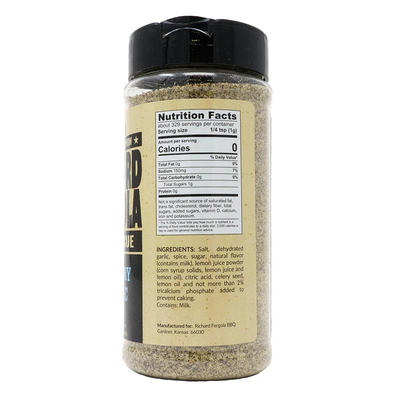 RICHARD FERGOLA BBQ BUTTERY GARLIC RUB 11.6 oz.