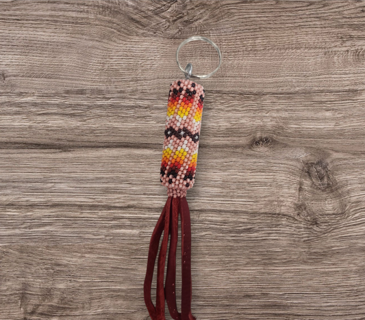 OLDTRIBES™  pink Beaded Keychain