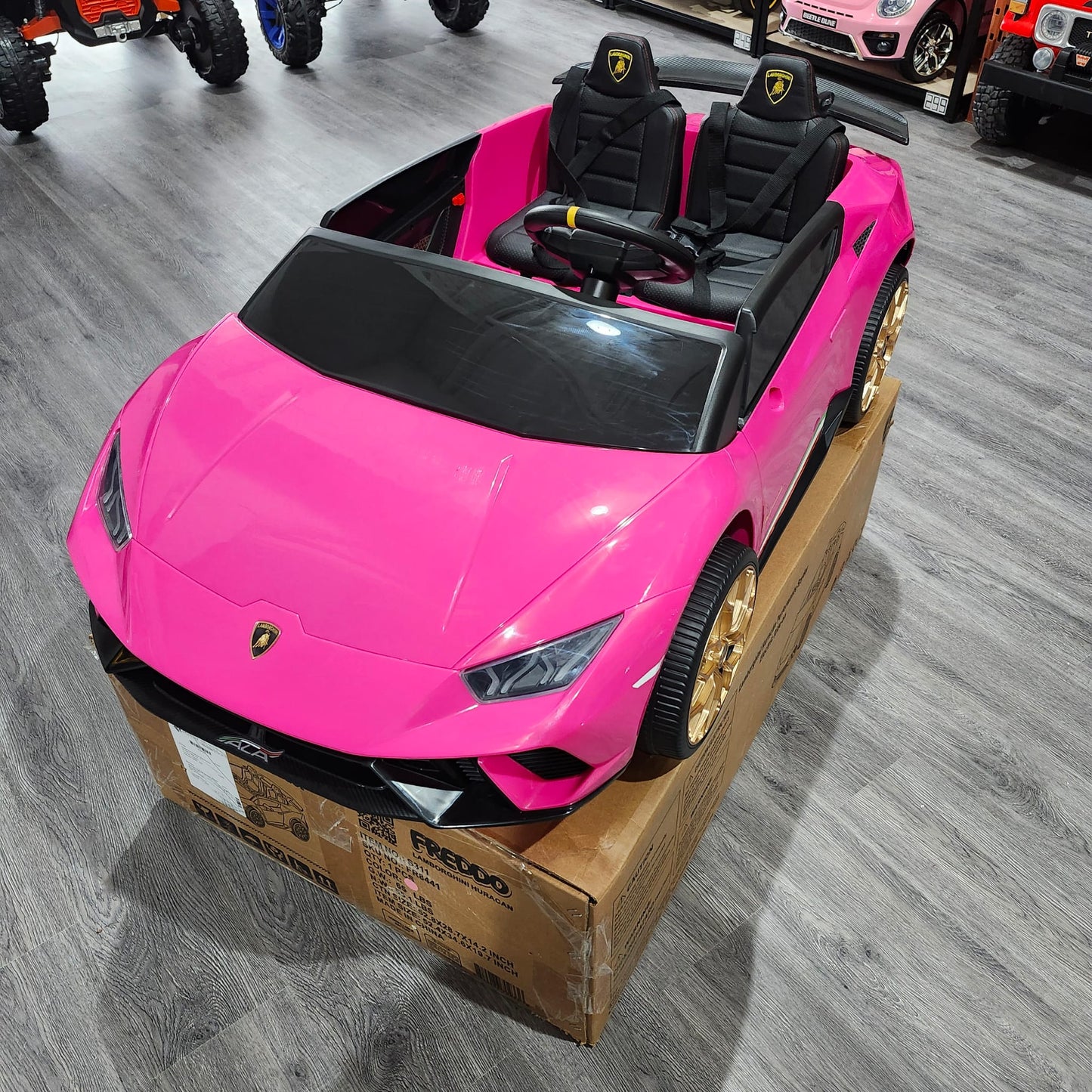 2026 Lamborghini Huracan 24V 2 Seater DELUXE Kids Ride On Car with Remote Control