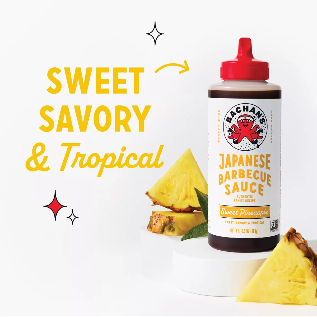 Bachan's Sweet Pineapple Japanese Barbecue Sauce, 16oz