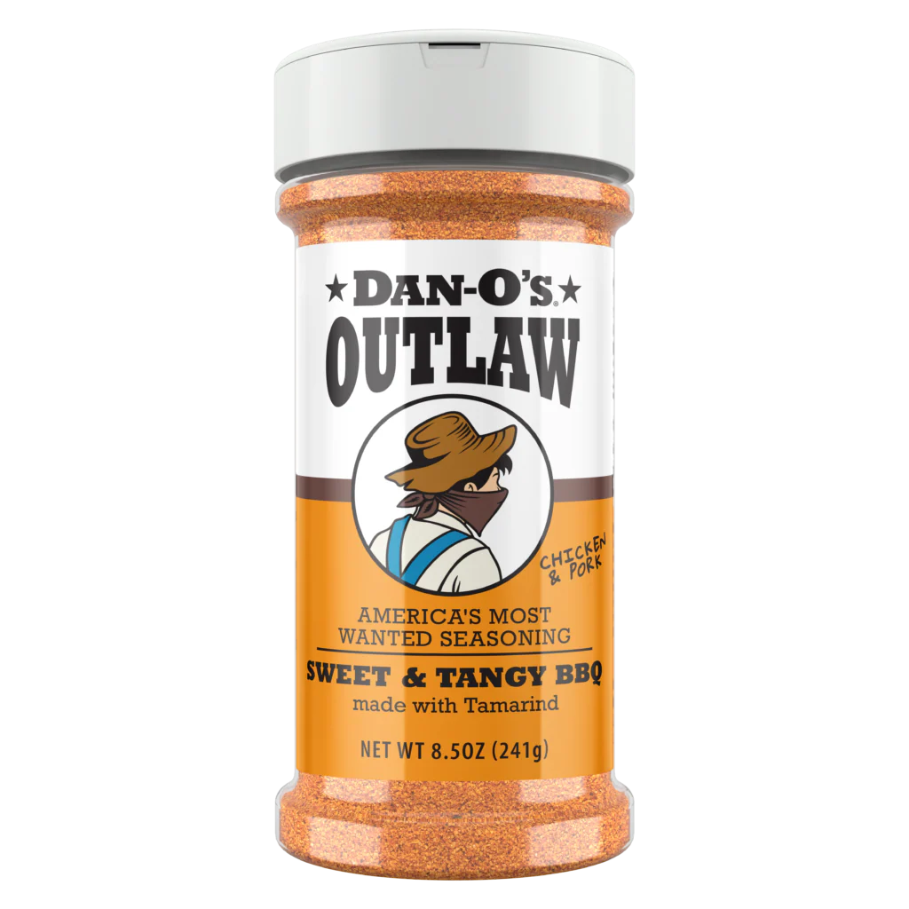 Dan-O's Outlaw Sweet & Tangy BBQ Seasoning, 8.5oz