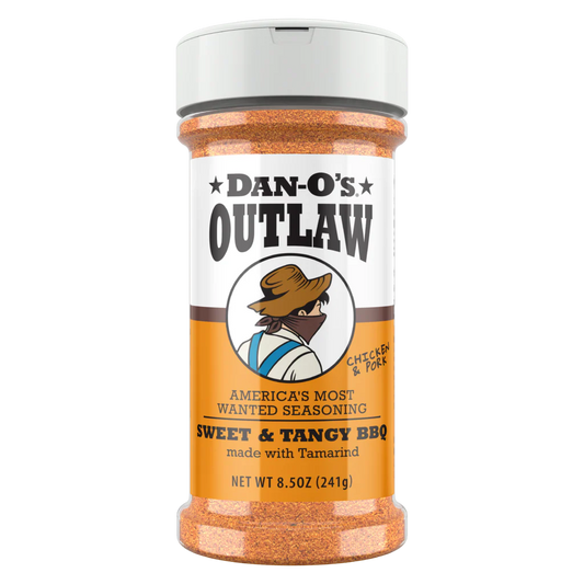Dan-O's Outlaw Sweet & Tangy BBQ Seasoning, 8.5oz