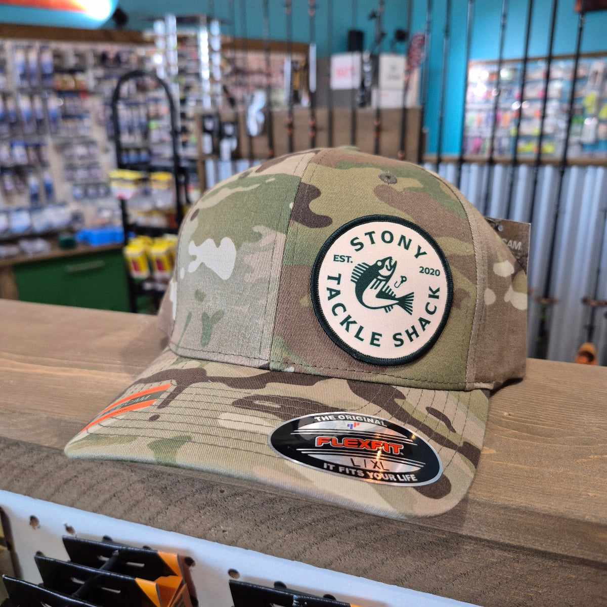 🍁Stony Tackle Shack Flex Fit Logo Hats.