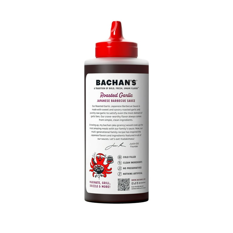 Bachan's Roasted Garlic Japanese Barbecue Sauce, 17oz
