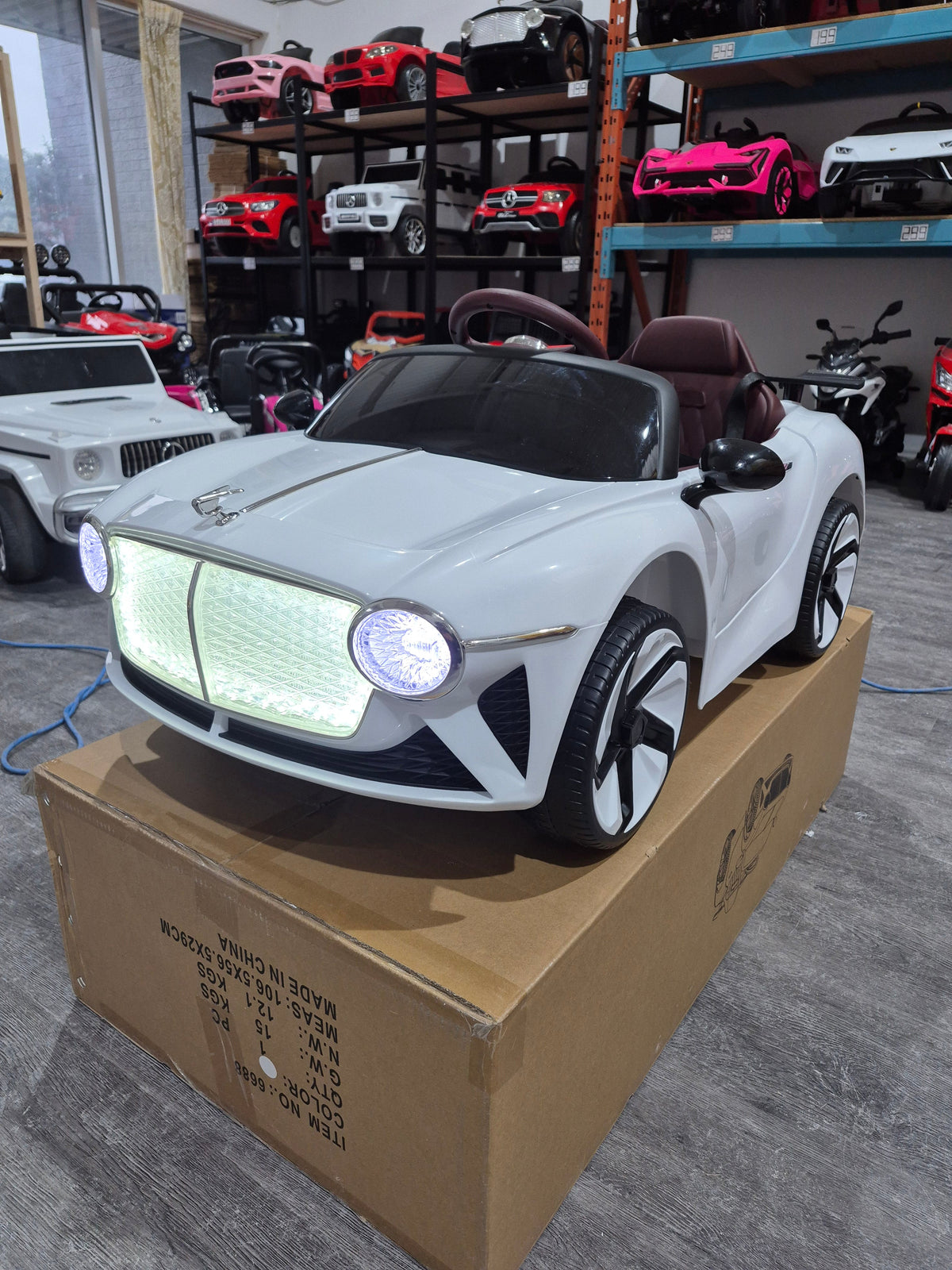 2026 Bentley Style 12V Kids Ride On Car with Remote Control