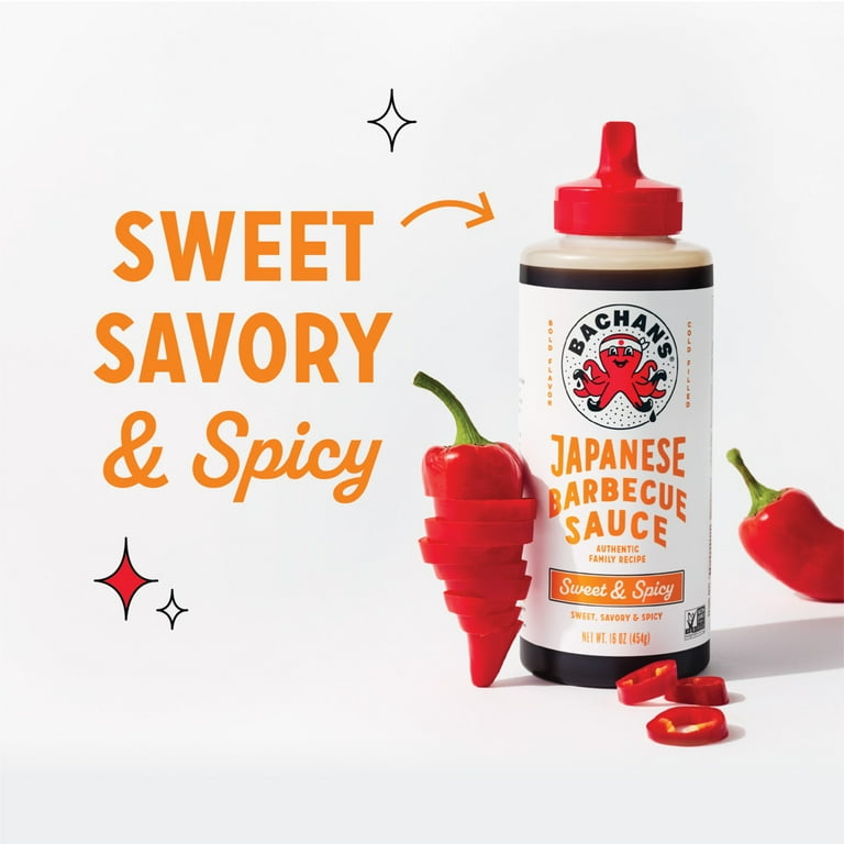 BACHAN'S Sweet and Spicy Japanese BBQ Sauce