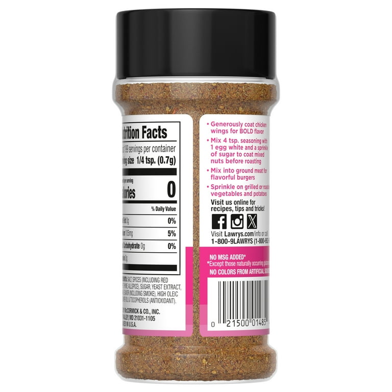 Lawry's Jerk Seasoning, 4oz