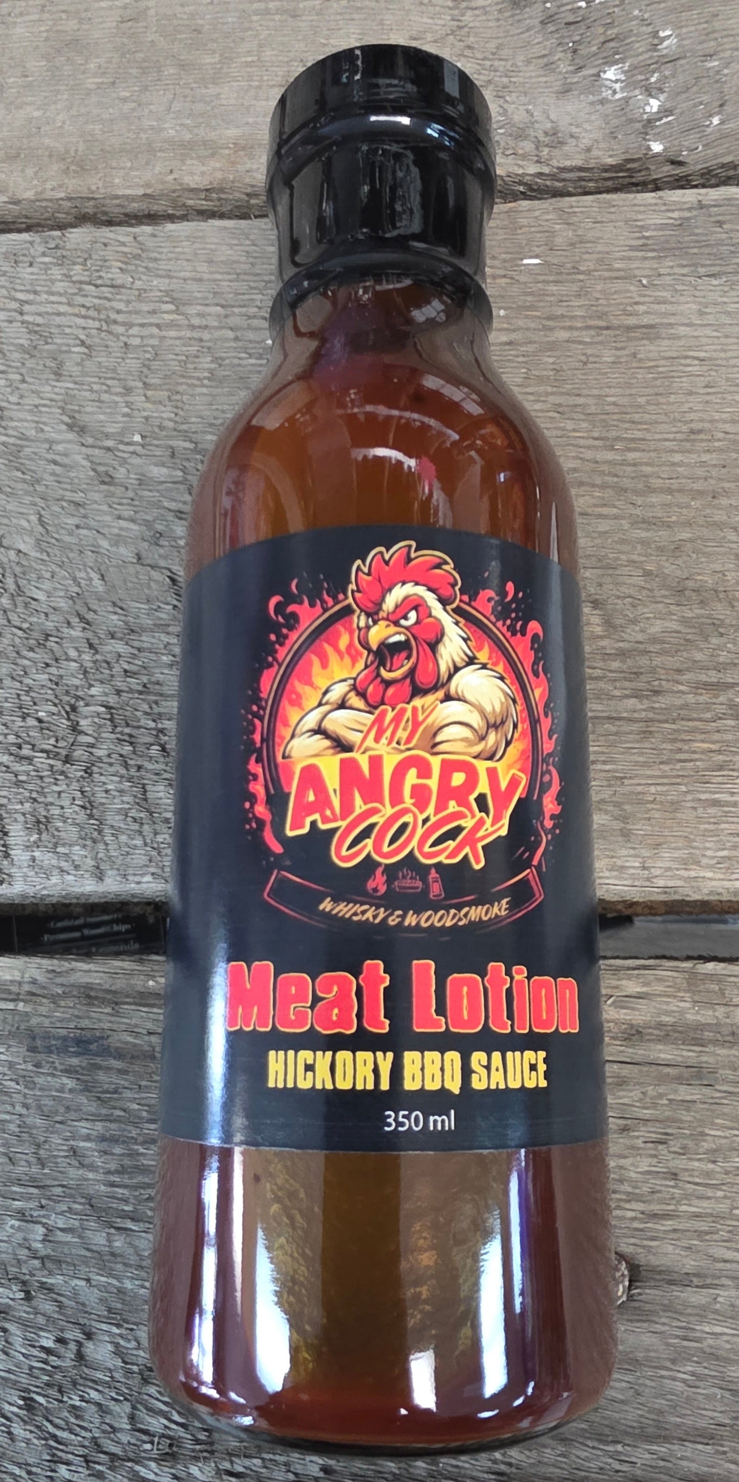 My Angry Cock Meat Lotion Hickory BBQ Sauce