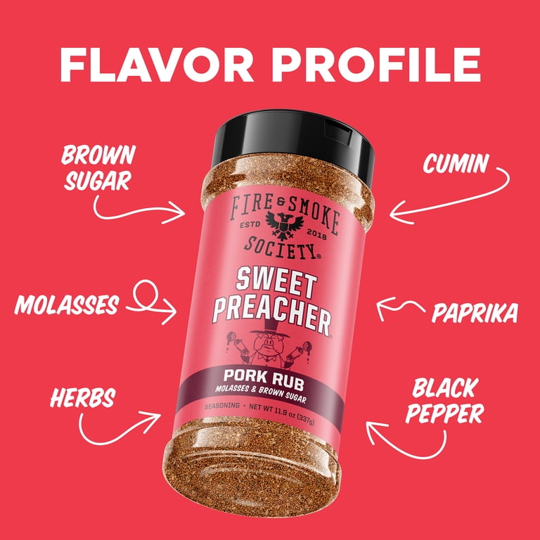 Fire & Smoke Society SWEET PREACHER | Pork Rub