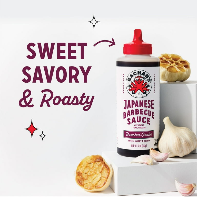 Bachan's Roasted Garlic Japanese Barbecue Sauce, 17oz